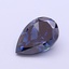 1.10 Ct. Fancy Deep  Blue Pear Lab Grown Diamond