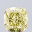 3.55 Ct. Fancy Intense  Yellow Cushion Lab Grown Diamond
