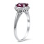 The Nydia Ring, smalltop view on a hand