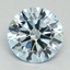 3.01 Ct. Fancy Intense Blue Round Lab Grown Diamond