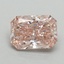 1.10 Ct. Fancy Intense Pink Radiant Lab Grown Diamond