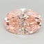 2.17 Ct. Fancy Vivid Pink Oval Lab Grown Diamond