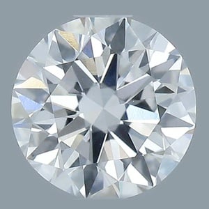 Round diamond — real photo