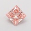 1.43 Ct. Fancy Intense Pink Princess Lab Grown Diamond