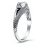 The Mayola Ring, smalltop view on a hand