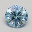 1.56 Ct. Fancy Intense Blue Round Lab Grown Diamond