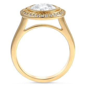 Custom Aura Inspired Diamond Ring