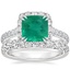 18K White Gold Sienna Halo Diamond Ring with Anthology Diamond Ring (2/3 ct. tw.)