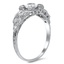 The Lovisa Ring, smalltop view on a hand