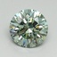 1.76 Ct. Fancy Vivid Pacific Green Round Lab Grown Diamond
