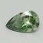 0.61 Ct. Fancy Vivid Green Pear Lab Grown Diamond