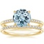 18KY Aquamarine Petite Viviana Diamond Bridal Set (1/4 ct. tw.), smalltop view