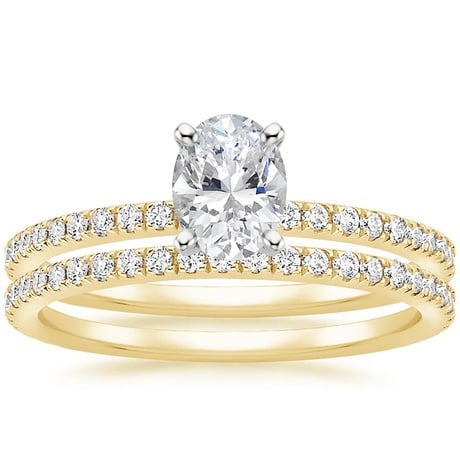 18K Yellow Gold Luxe Ballad Bridal Set (1/2 ct. tw.)