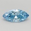 0.41 Ct. Fancy Vivid Blue Marquise Lab Grown Diamond