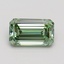 0.98 Ct. Fancy Intense Pacific Green Emerald Lab Grown Diamond