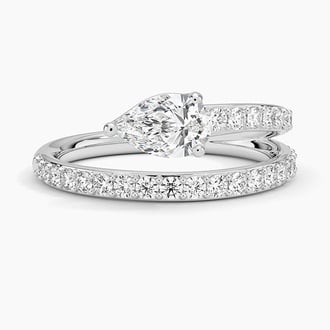 Sonya Pear Lab Diamond Wrap Ring (1 ct. tw.)