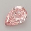 1.03 Ct. Fancy Vivid  Pink Pear Lab Grown Diamond