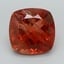 13.6x10.6mm Unheated Orange Cushion Oregon Sunstone