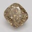 1.50 Ct. Fancy Yellow-Brown Cushion Diamond