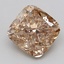 3.06 Ct. Fancy Light  Brown Cushion Lab Grown Diamond