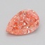 0.52 Ct. Fancy Vivid  Pink Pear Lab Grown Diamond