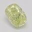 0.53 Ct. Fancy Light Yellow Cushion Diamond
