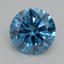 2.40 Ct. Fancy Vivid Blue Round Lab Grown Diamond