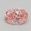 2.01 Ct. Fancy Intense Pink Oval Lab Grown Diamond