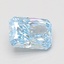 1.01 Ct. Fancy Vivid Blue Radiant Lab Grown Diamond