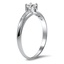 The Kady Ring, smalltop view on a hand