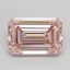 3.08 Ct. Fancy Intense  Pink Emerald Lab Grown Diamond