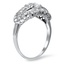 The Adelinda Ring, smalltop view on a hand