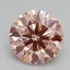 1.81 Ct. Fancy Intense Pink Round Lab Grown Diamond