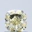 1.00 Ct. Fancy Yellow Cushion Lab Grown Diamond