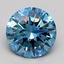 3.00 Ct. Fancy Vivid Blue Round Lab Grown Diamond