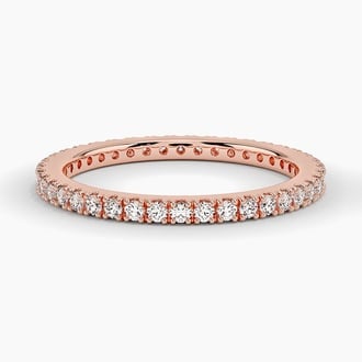 Bliss Eternity Diamond Ring (1/2 ct. tw.) in 14K Rose Gold