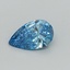 1.04 Ct. Fancy Vivid Malibu Blue Pear Lab Grown Diamond