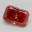 3.06 Ct. Fancy Vivid Reddish Pink Radiant Lab Grown Diamond