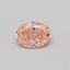 0.28 Ct. Fancy Vivid Pink Oval Lab Grown Diamond