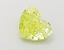 1.54 Ct. Fancy Vivid Yellow Heart Lab Grown Diamond