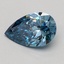 0.51 Ct. Fancy Vivid Blue Pear Lab Grown Diamond