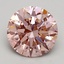 2.52 Ct. Fancy Intense Pink Round Lab Grown Diamond
