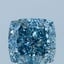 2.60 Ct. Fancy Vivid Blue Cushion Lab Grown Diamond