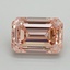3.00 Ct. Fancy Intense Pink Emerald Lab Grown Diamond