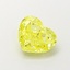 0.86 Ct. Fancy Intense  Yellow Heart Lab Grown Diamond