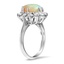 The Caspian Ring, smalltop view on a hand