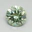1.7 Ct. Fancy Vivid Pacific Green Round Lab Grown Diamond
