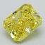 2.05 Ct. Fancy Vivid Yellow Radiant Lab Grown Diamond