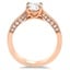 Surprise Pave Taper Diamond Ring, smallside view