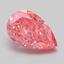 1.01 Ct. Fancy Vivid Pink Pear Lab Grown Diamond
